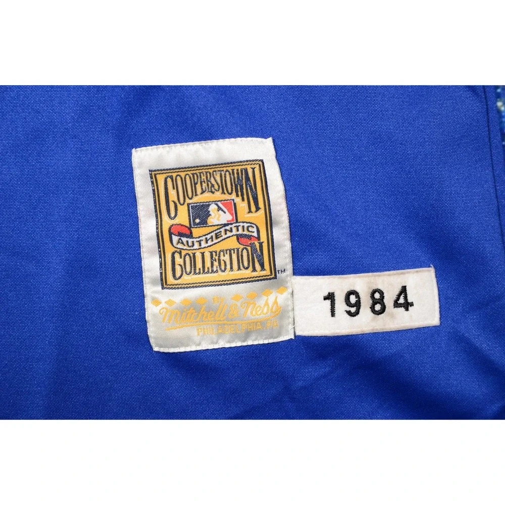 Mitchell & Ness Chicago Cubs Jersey Mens Size 54 Blue MLB Baseball Sandberg 1984